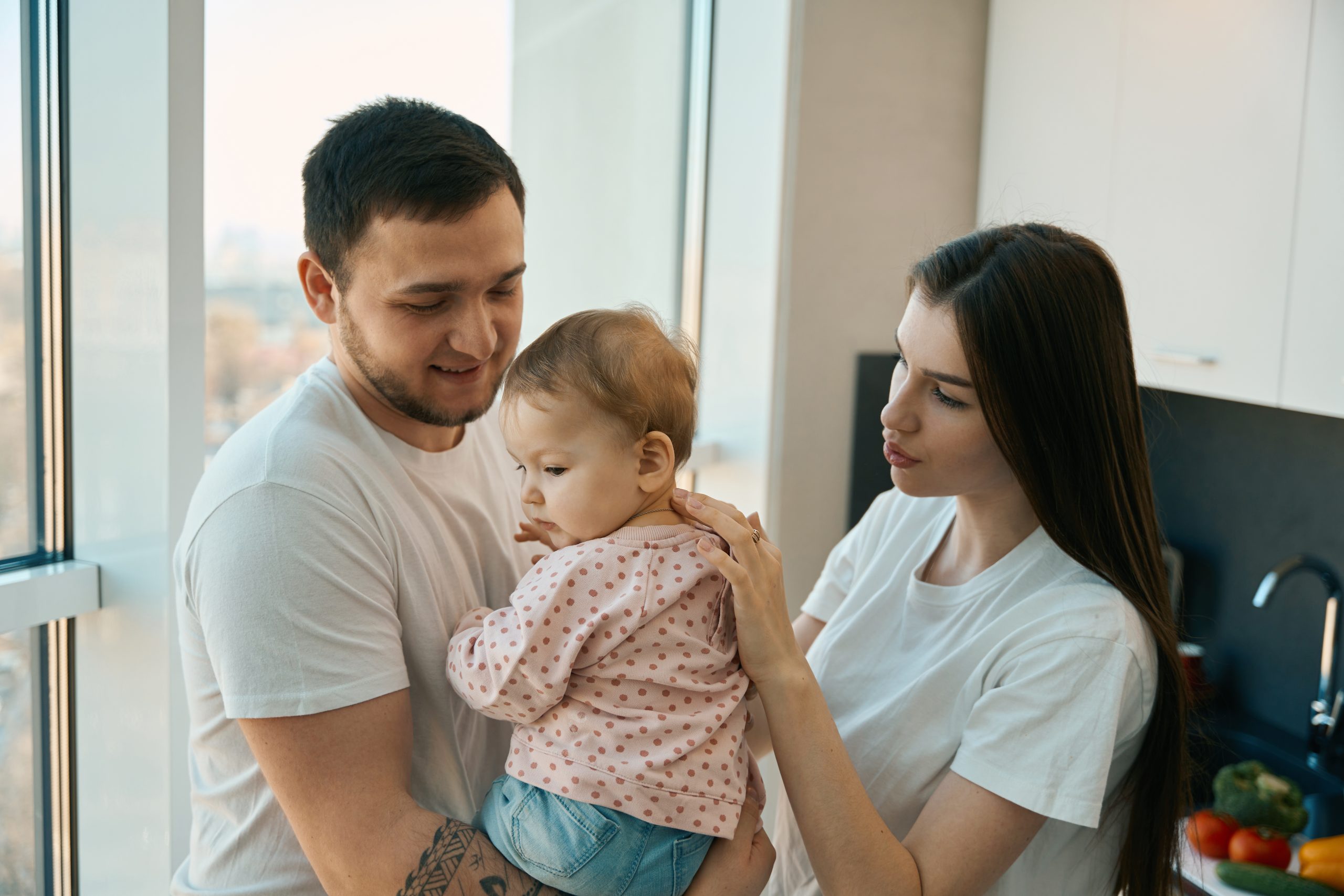 Photo of parents with baby